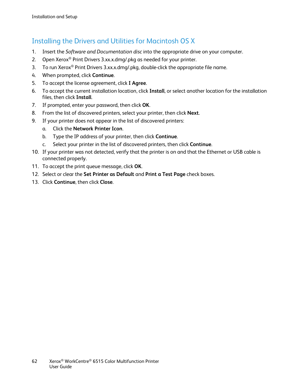 Xerox WorkCentre 6515DNI User Manual | Page 62 / 326