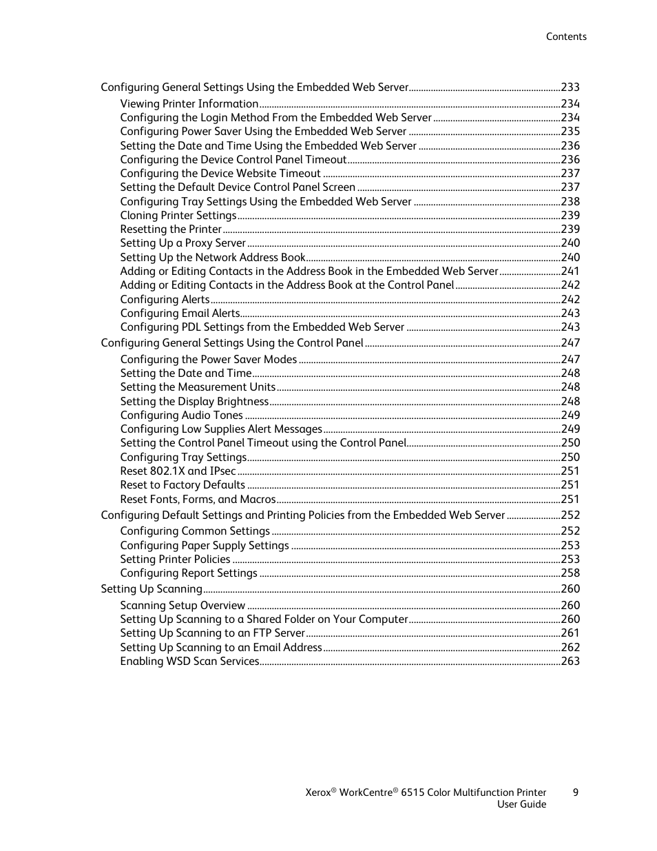 Xerox WorkCentre 6515DNI User Manual | Page 9 / 326