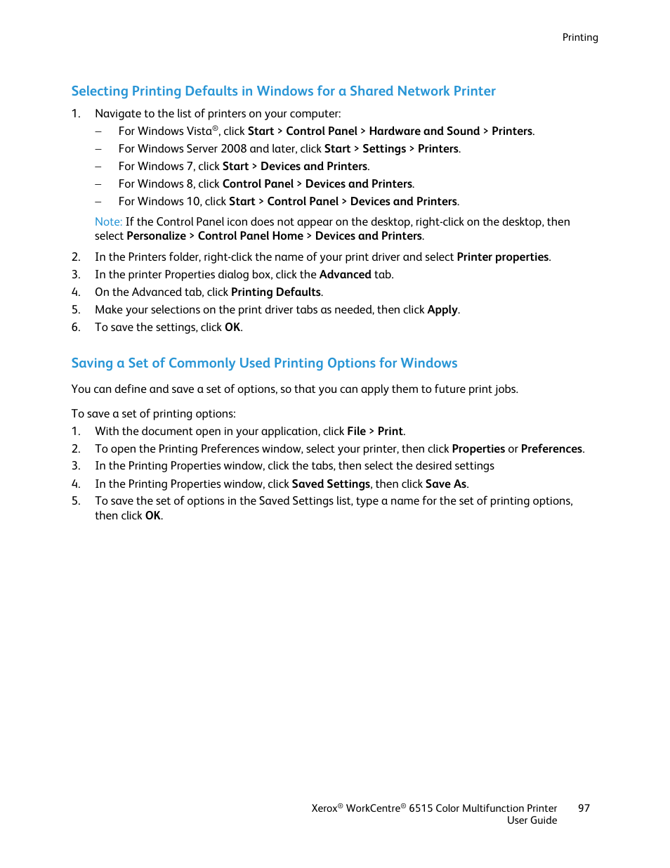 Xerox WorkCentre 6515DNI User Manual | Page 97 / 326