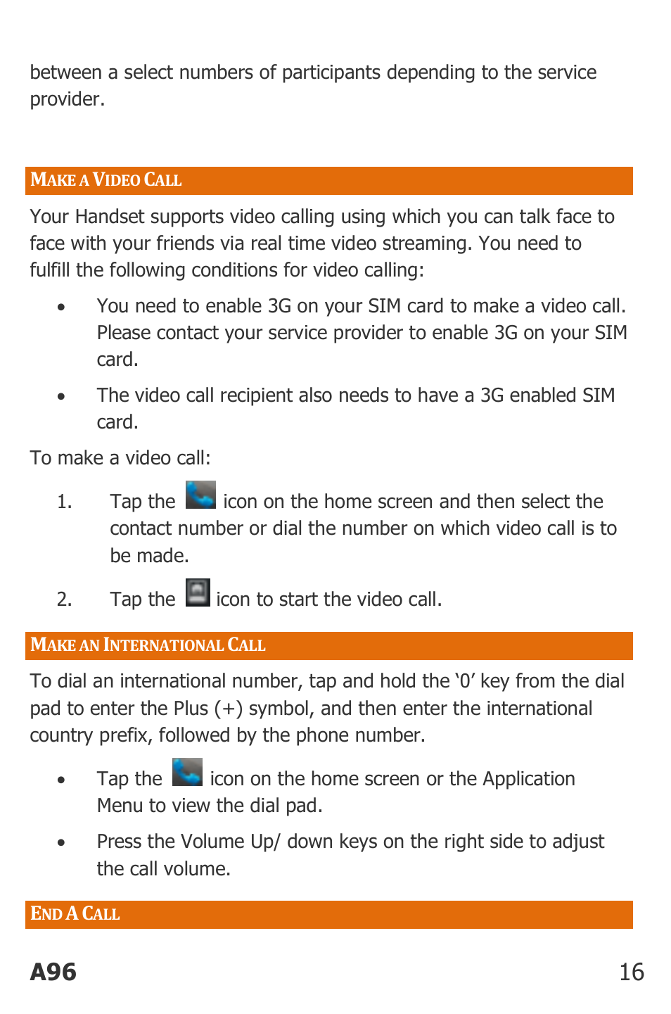 Ake a, Ideo, Ake an | Nternational, A96 16 | Micromax Canvas Power User Manual | Page 16 / 56