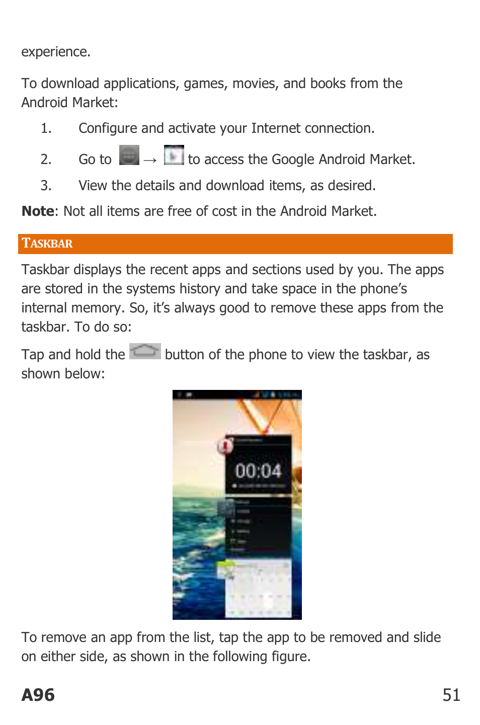 Askbar, A96 51 | Micromax Canvas Power User Manual | Page 51 / 56