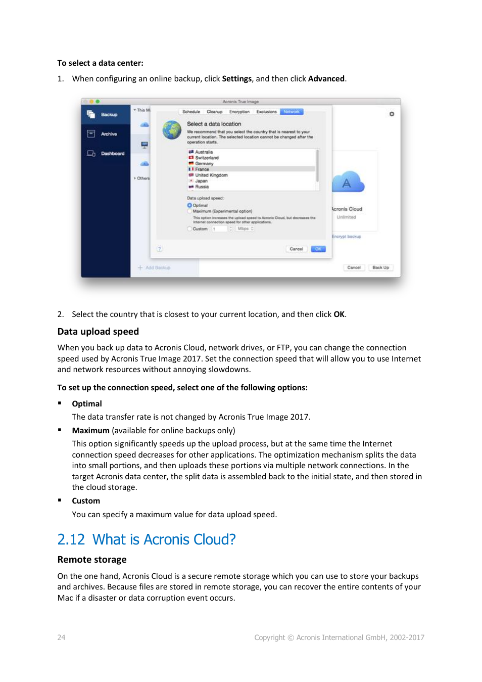 12 what is acronis cloud, What is acronis cloud, P. 24) | Acronis True Image 2017 NG User Manual | Page 24 / 46