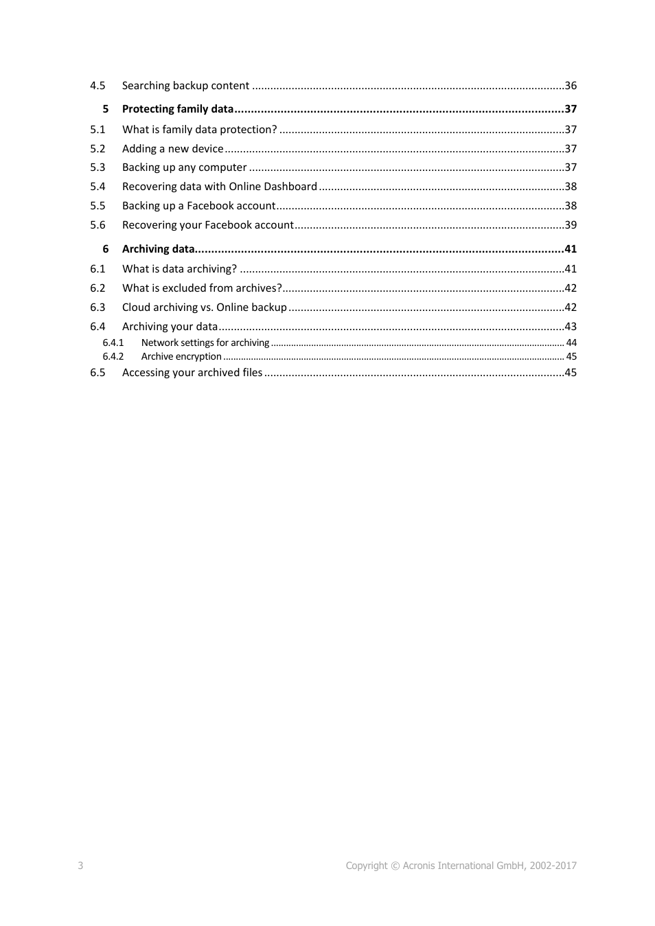Acronis True Image 2017 NG User Manual | Page 3 / 46