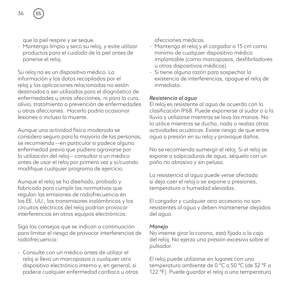 Montblanc Summit User Manual | Page 36 / 66