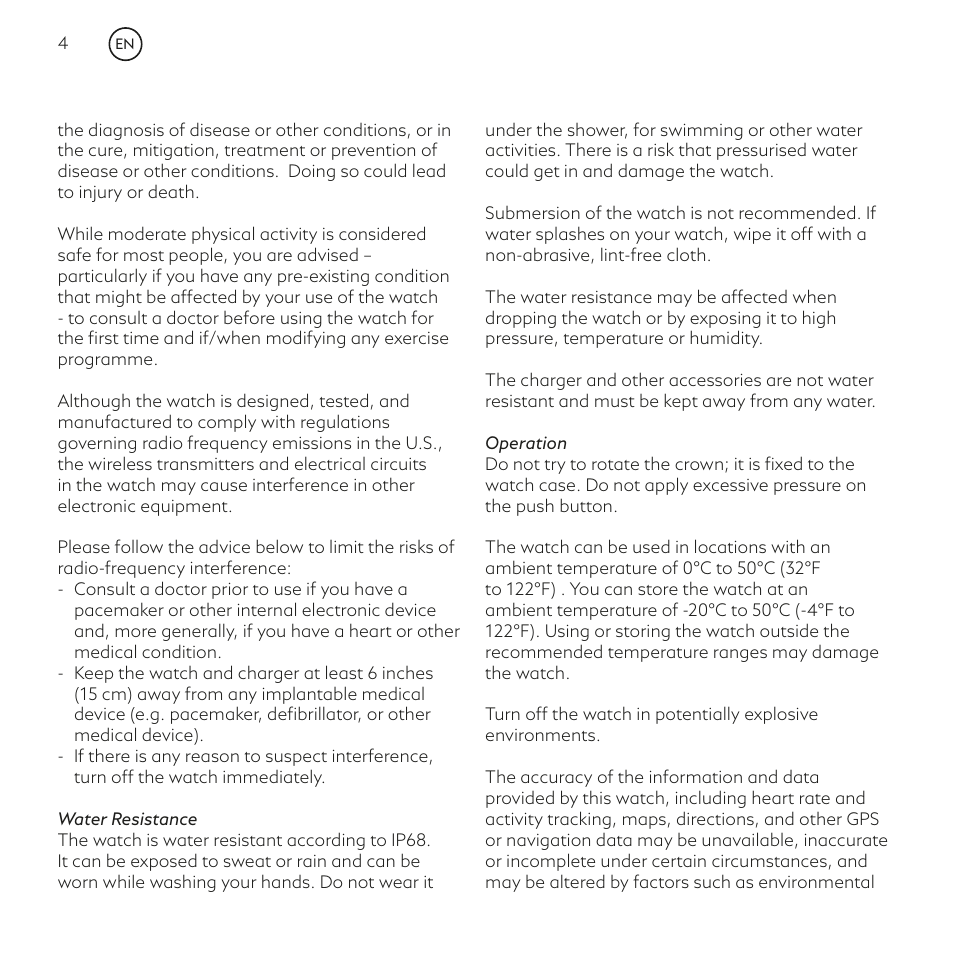 Montblanc Summit User Manual | Page 4 / 66