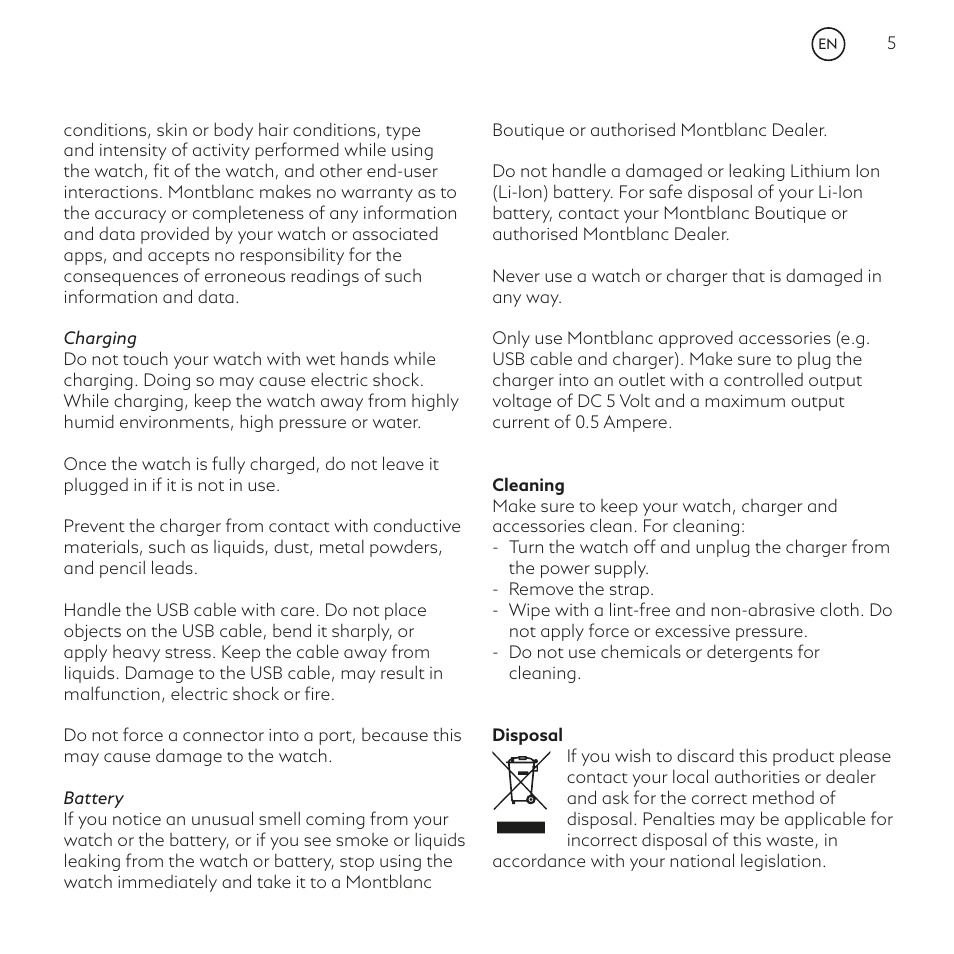 Montblanc Summit User Manual | Page 5 / 66
