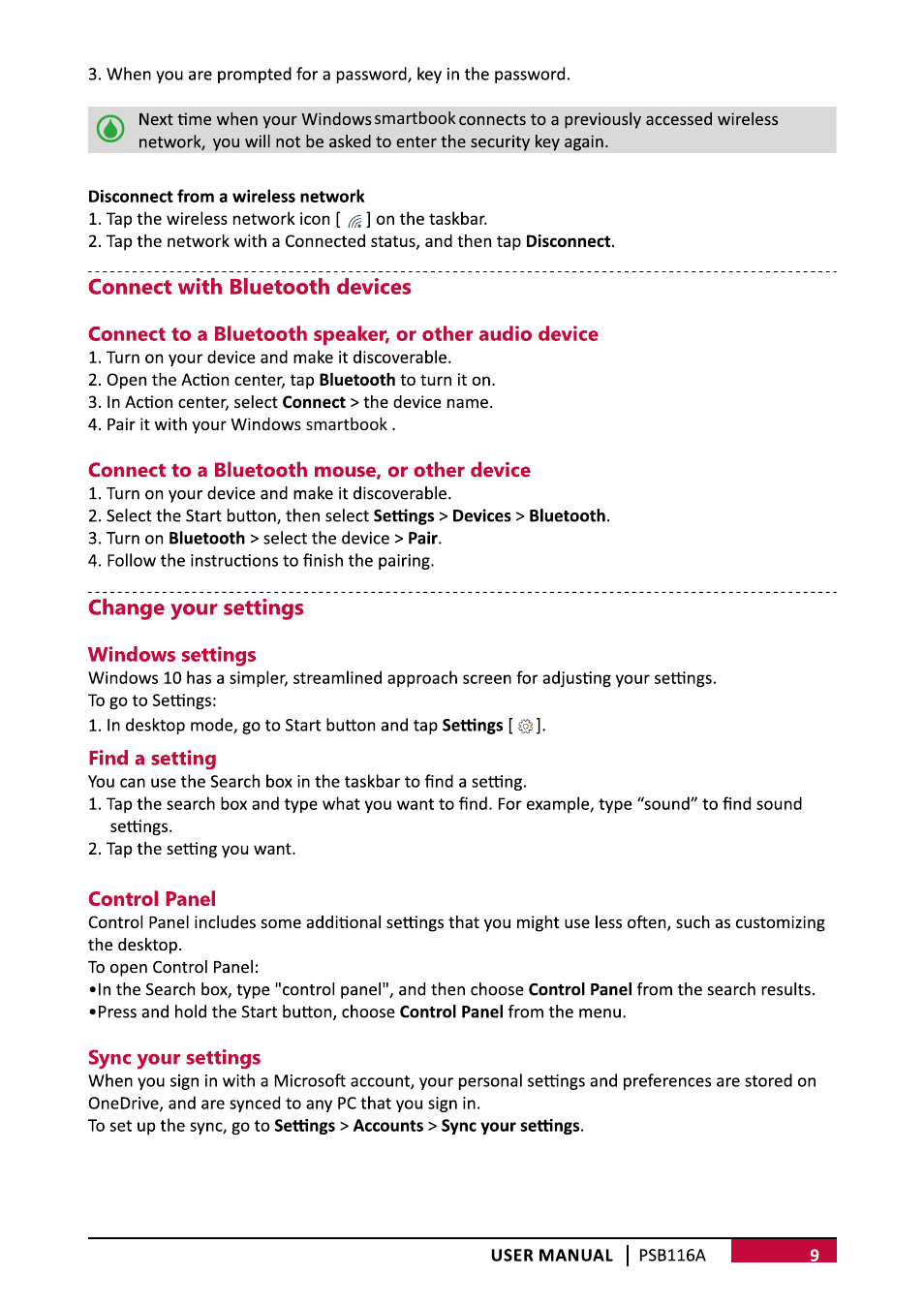 PRESTIGIO Smartbook 116A User Manual | Page 12 / 16