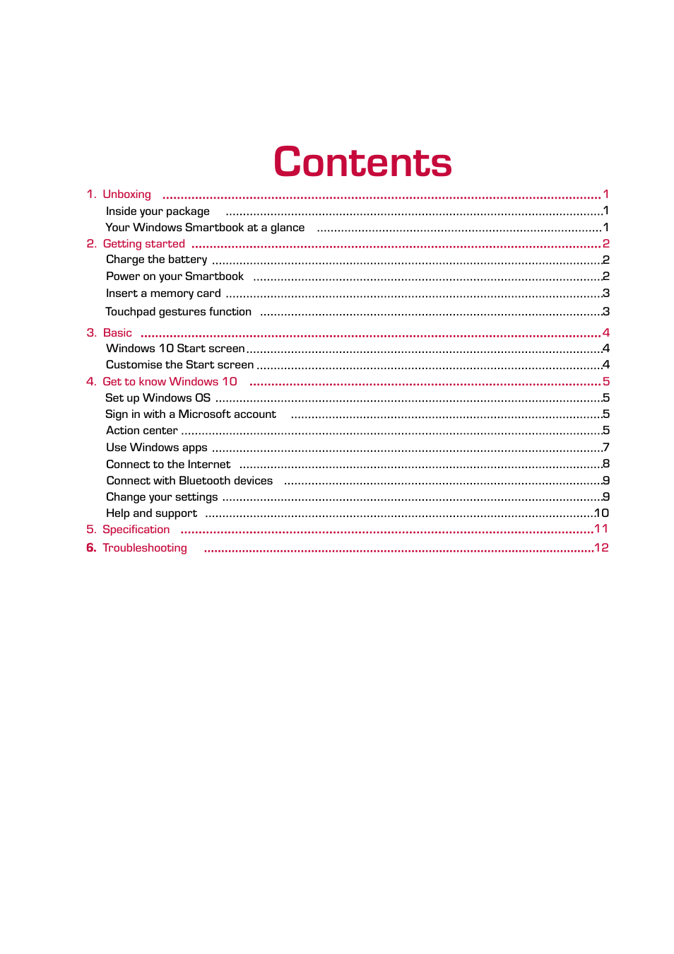 PRESTIGIO Smartbook 141A User Manual | Page 3 / 16