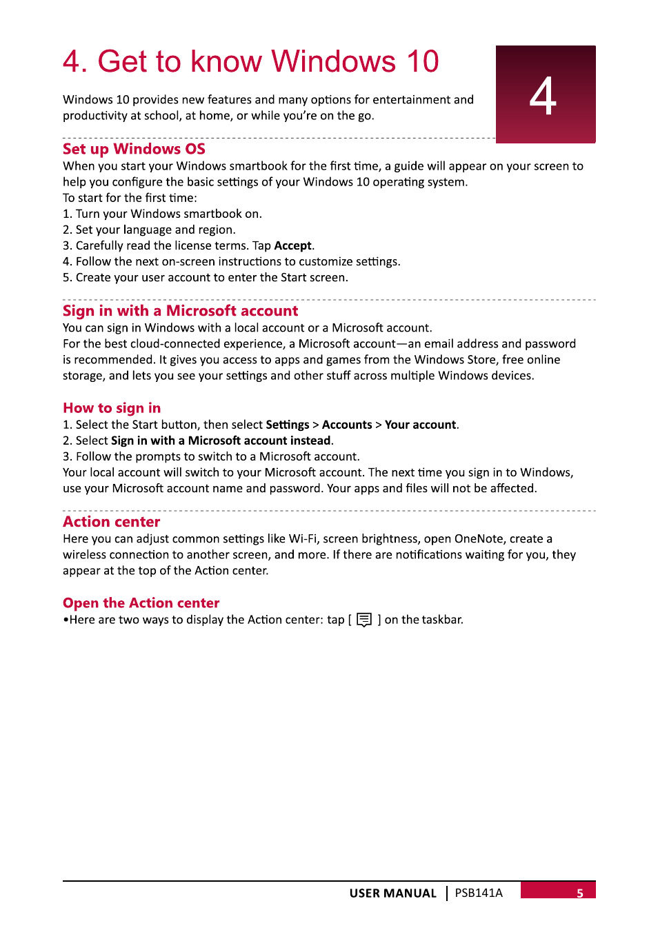 PRESTIGIO Smartbook 141A User Manual | Page 8 / 16