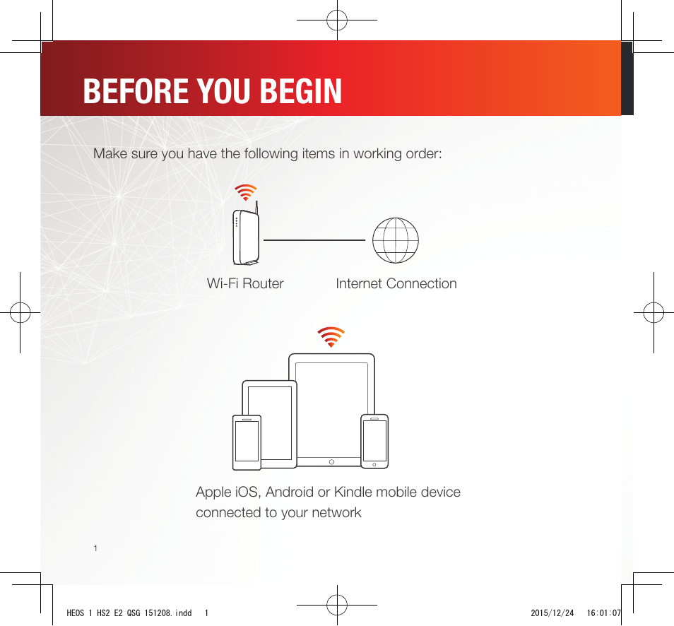 Before you begin | Denon HEOS 1 HS2 User Manual | Page 2 / 13