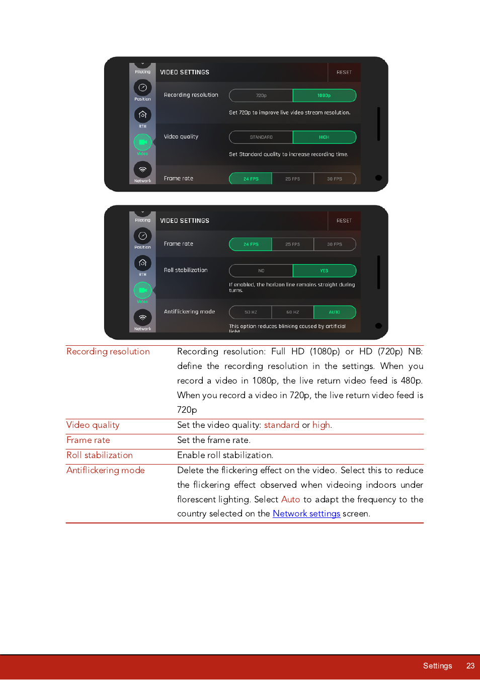 Parrot Bebop 2 User Manual | Page 23 / 37