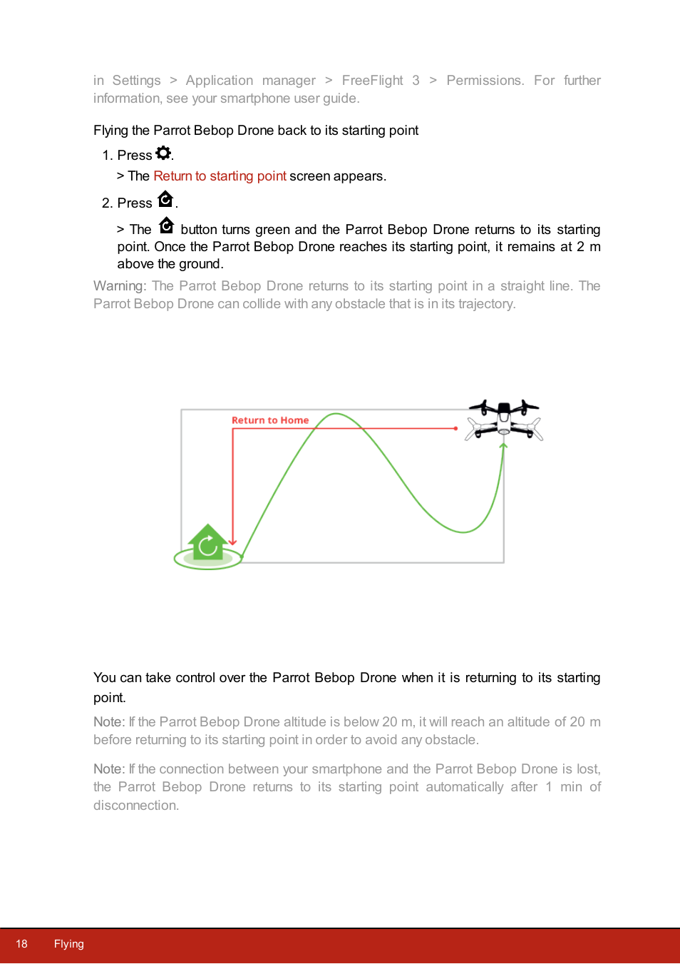 Parrot Bebop Drone User Manual | Page 18 / 33