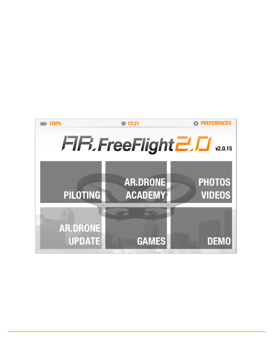 Flight | Parrot AR. Drone 2.0 User Manual | Page 18 / 39