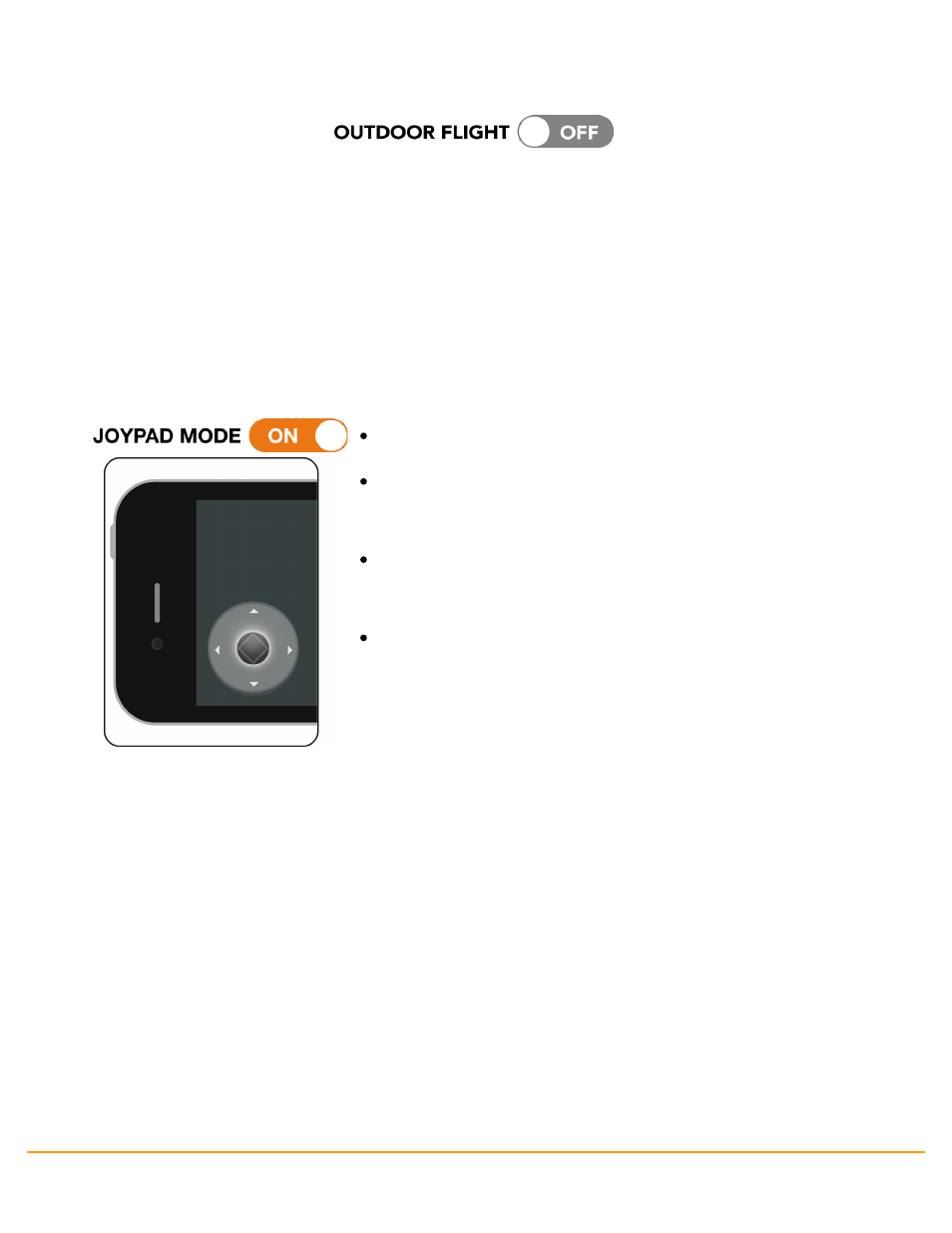 Joypad mode | Parrot AR. Drone 2.0 User Manual | Page 29 / 39