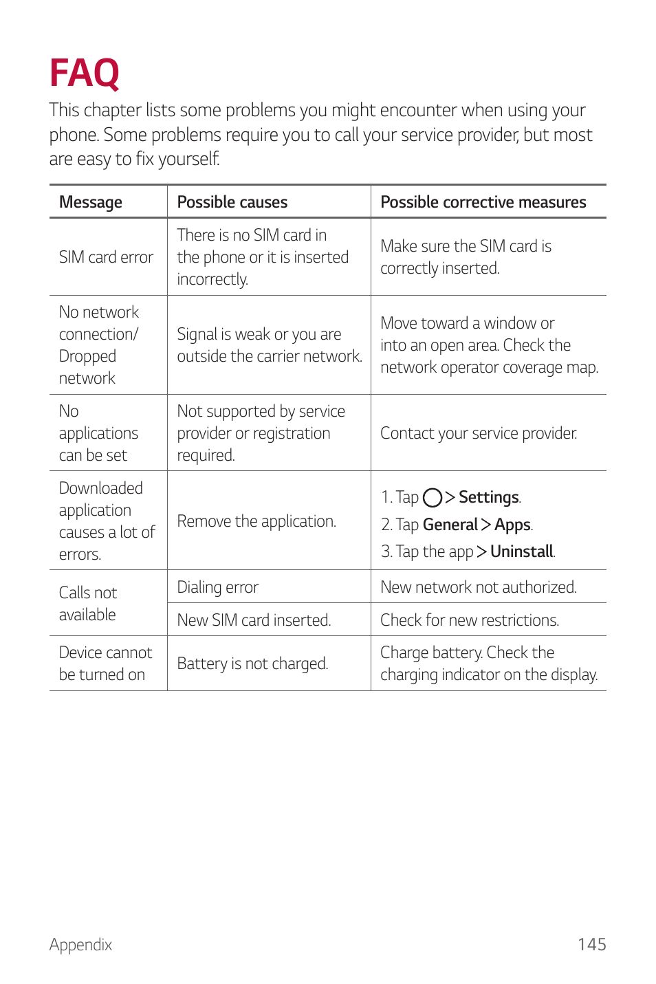 LG G6 H872 User Manual | Page 146 / 183