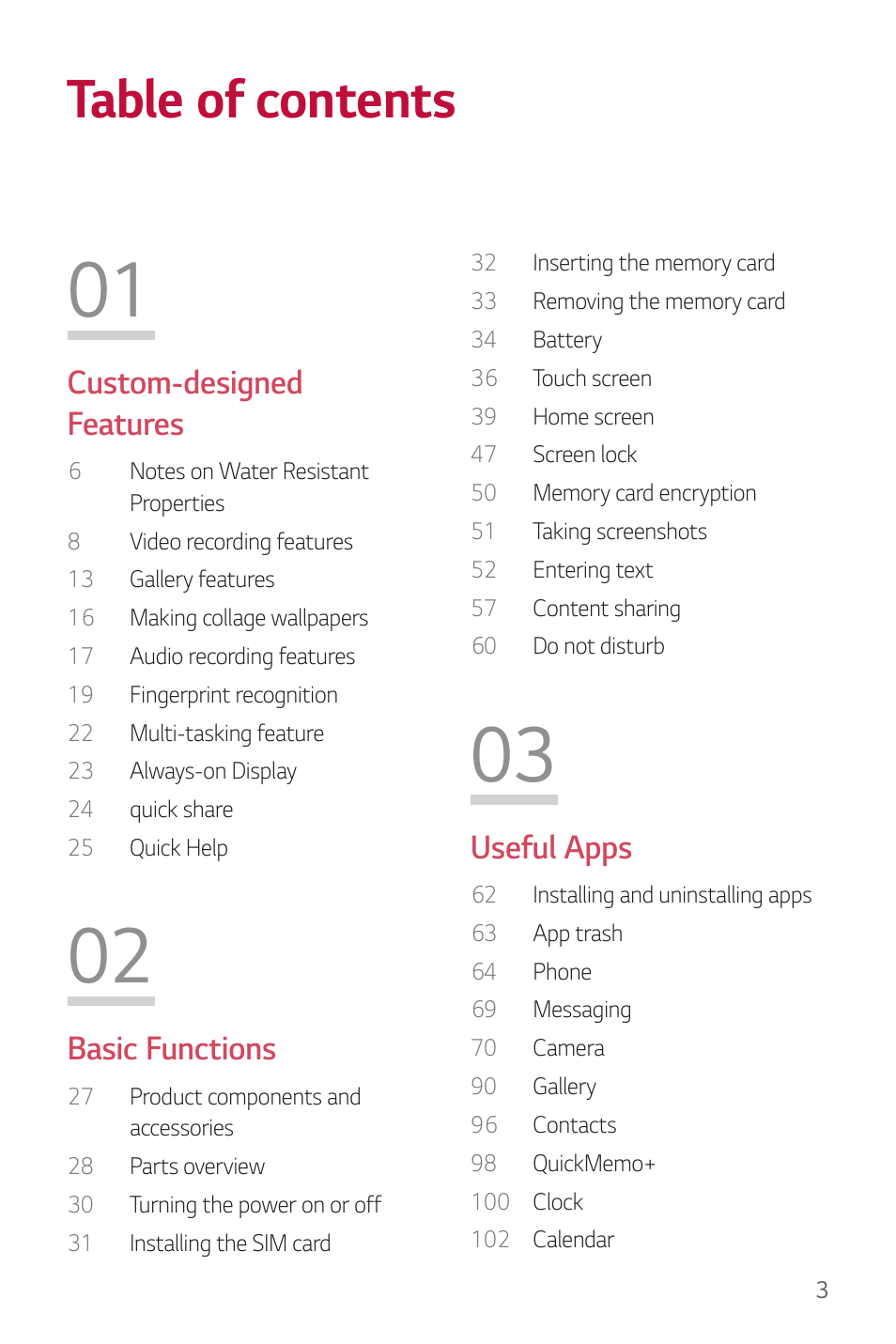 LG G6 H872 User Manual | Page 4 / 183