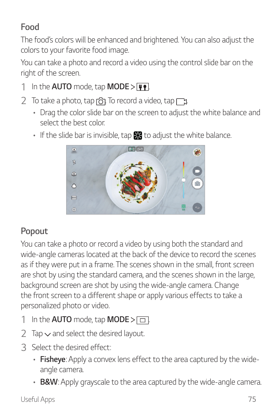 LG G6 H872 User Manual | Page 76 / 183