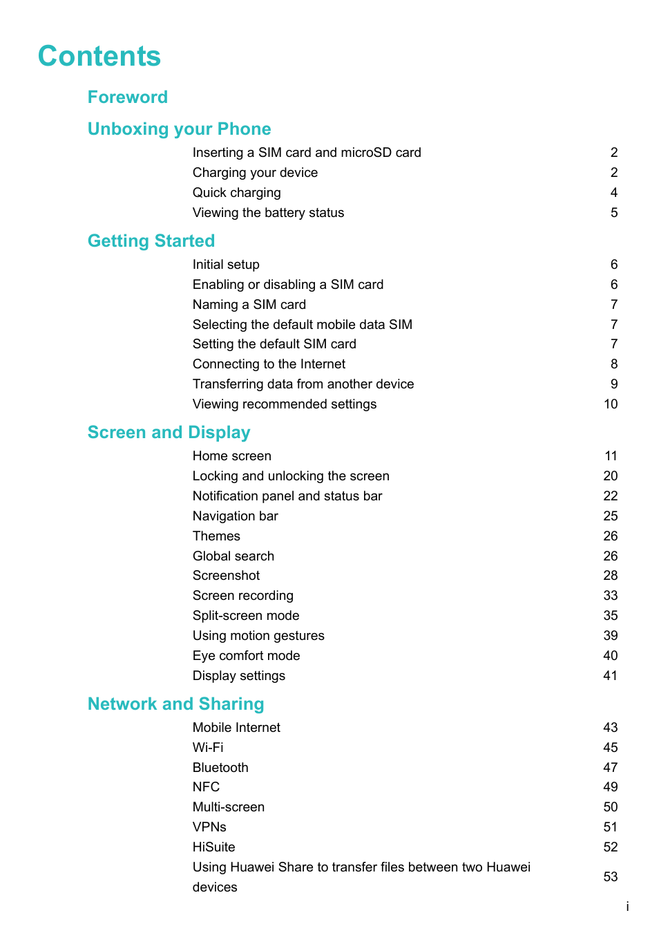 Huawei P10 User Manual | Page 2 / 158