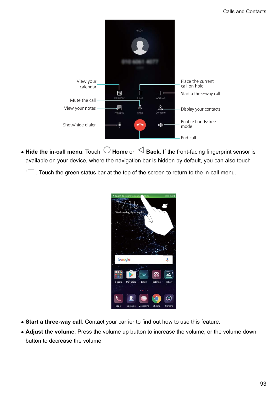 Huawei P10 User Manual | Page 99 / 158