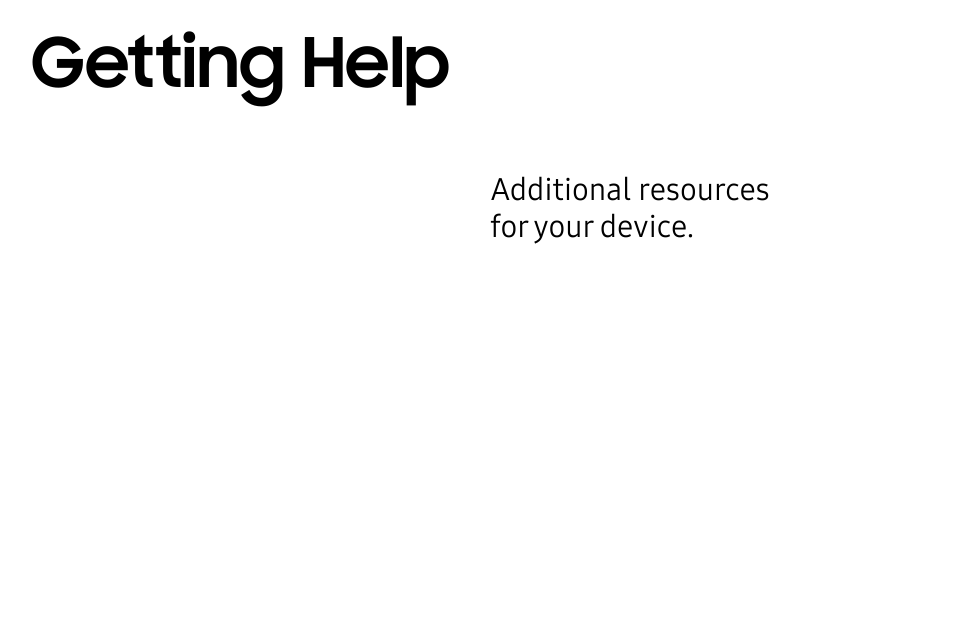 Getting help | Samsung Galaxy S8 User Manual | Page 204 / 213