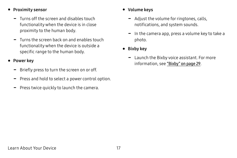 Samsung Galaxy S8 User Manual | Page 24 / 213