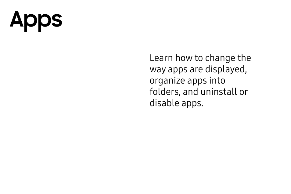 Apps | Samsung Galaxy S8 User Manual | Page 56 / 213