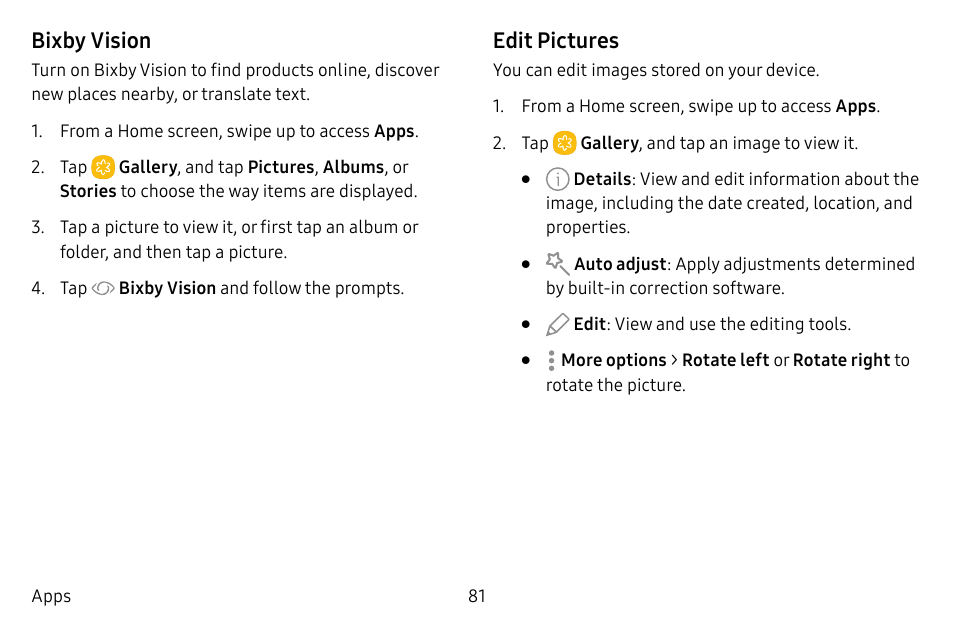 Samsung Galaxy S8 User Manual | Page 88 / 213