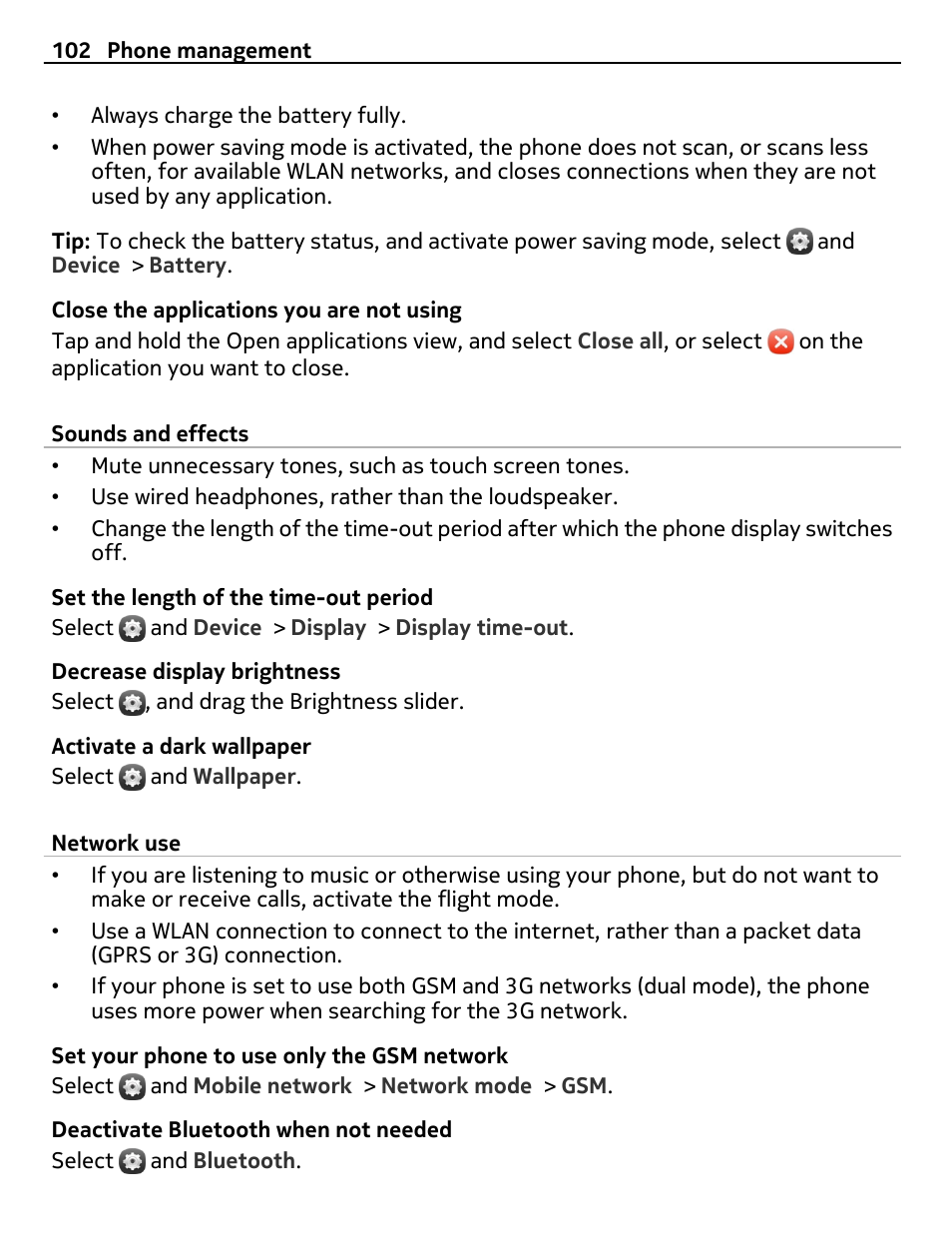 Nokia 9 User Manual | Page 102 / 116