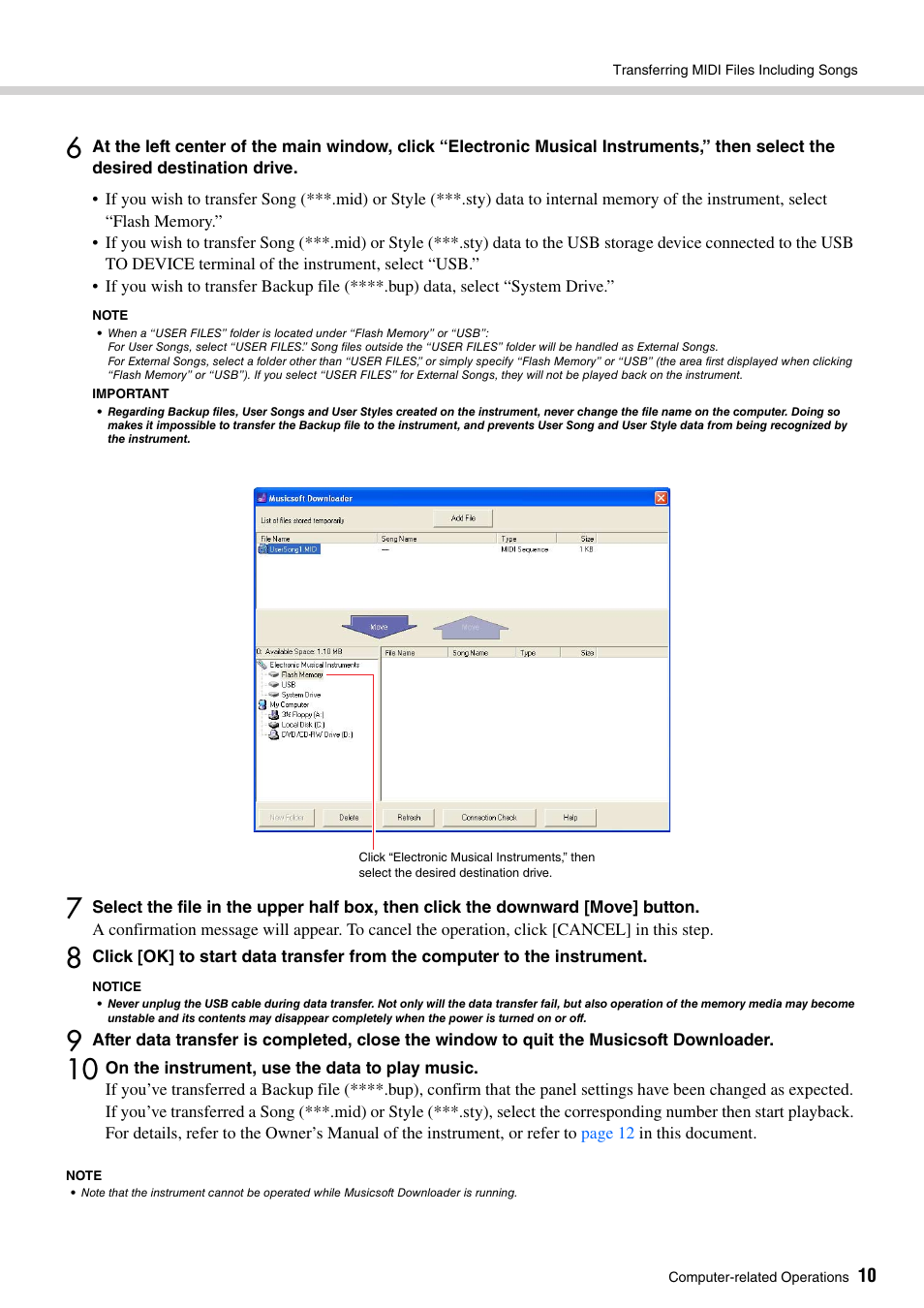 Yamaha YDP-S52 User Manual | Page 10 / 15