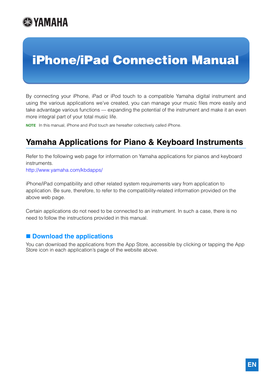 Yamaha YDP-S52 User Manual | 16 pages