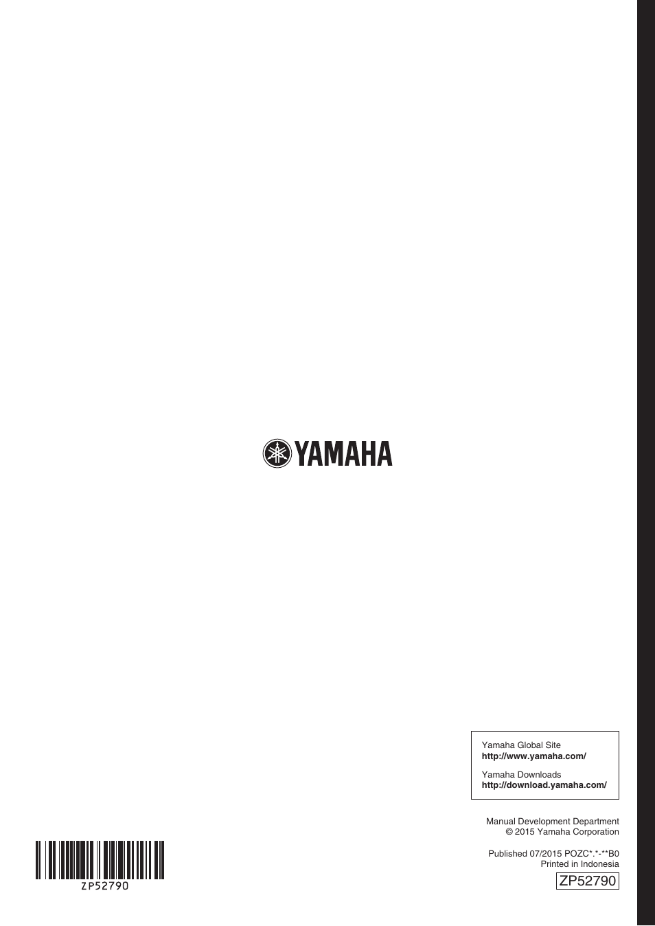 Yamaha PSR-S770 User Manual | Page 118 / 118