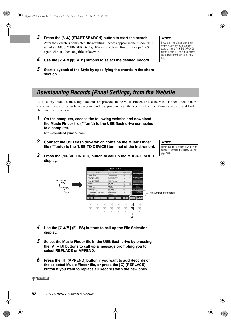 Yamaha PSR-S770 User Manual | Page 82 / 118