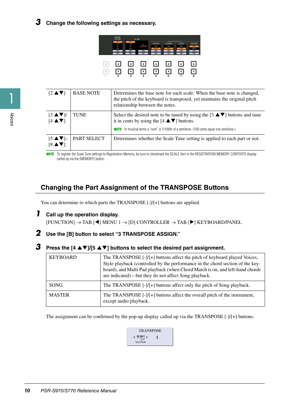 Yamaha PSR-S770 User Manual | Page 10 / 134
