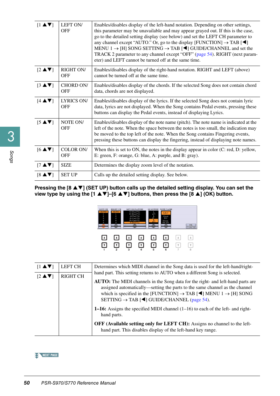 Yamaha PSR-S770 User Manual | Page 50 / 134