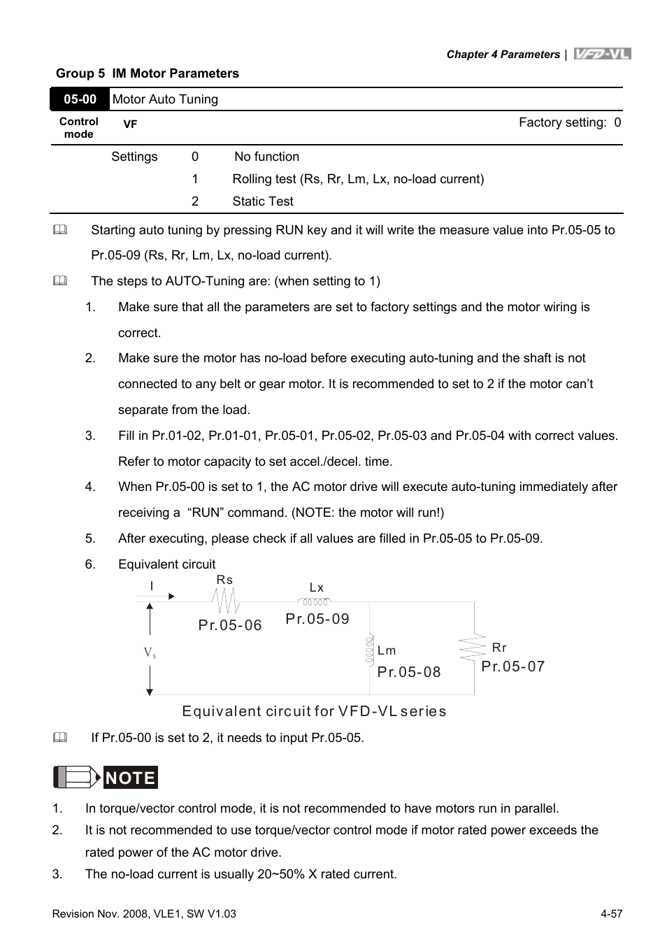 Delta Electronics Elevator Drive VFD-VL User Manual | Page 112 / 251