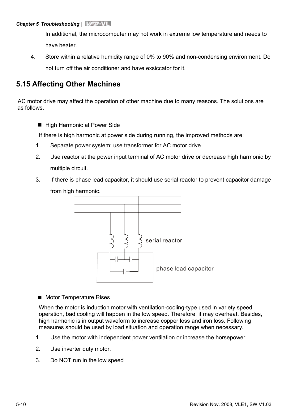 15 affecting other machines, 15 affecting other machines -10 | Delta Electronics Elevator Drive VFD-VL User Manual | Page 177 / 251