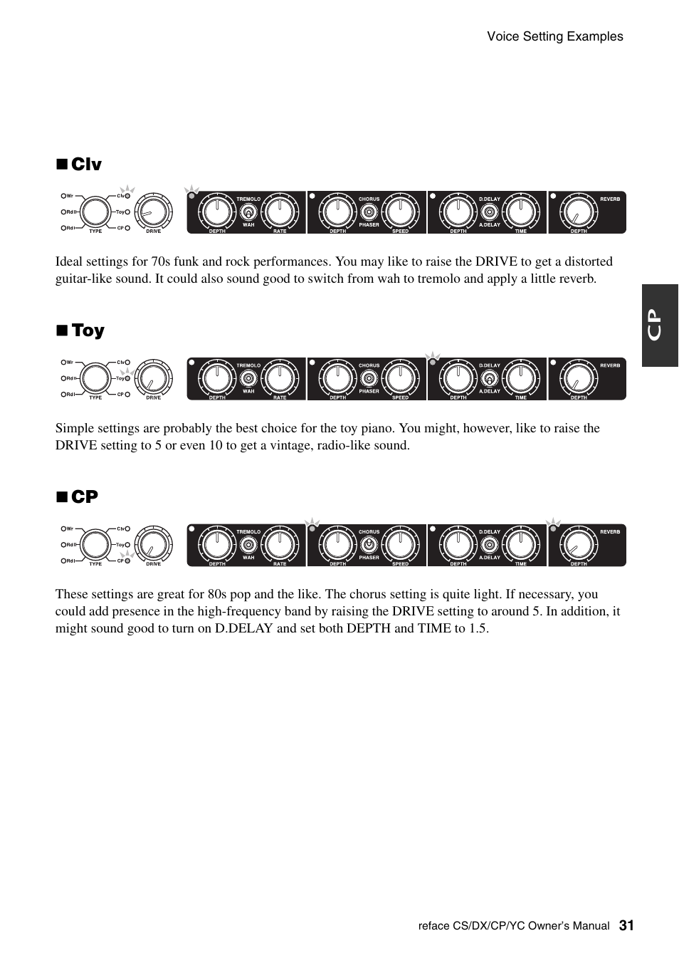 Yamaha Reface YC User Manual | Page 37 / 60