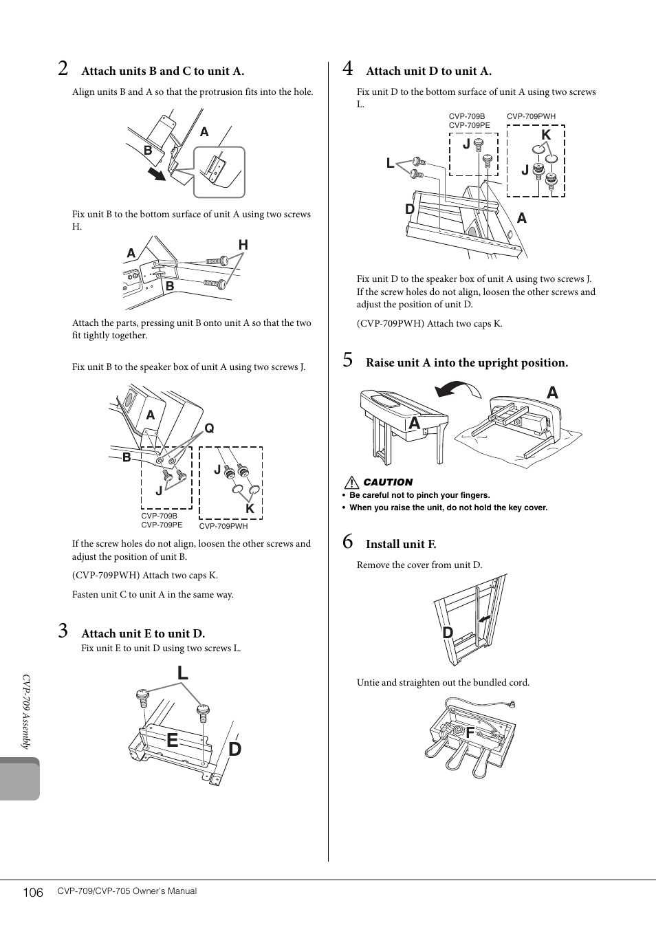 Yamaha CVP-705B User Manual | Page 106 / 128