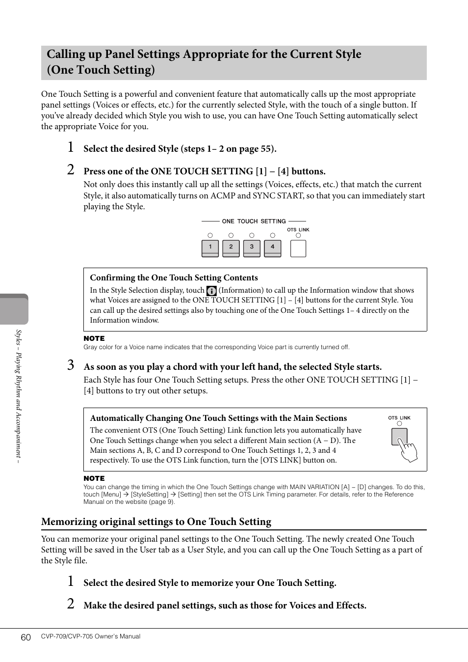 Yamaha CVP-705B User Manual | Page 60 / 128