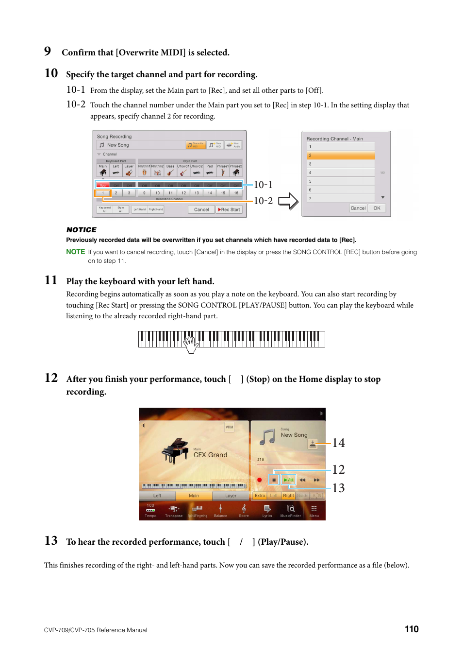 Yamaha CVP-705B User Manual | Page 110 / 117