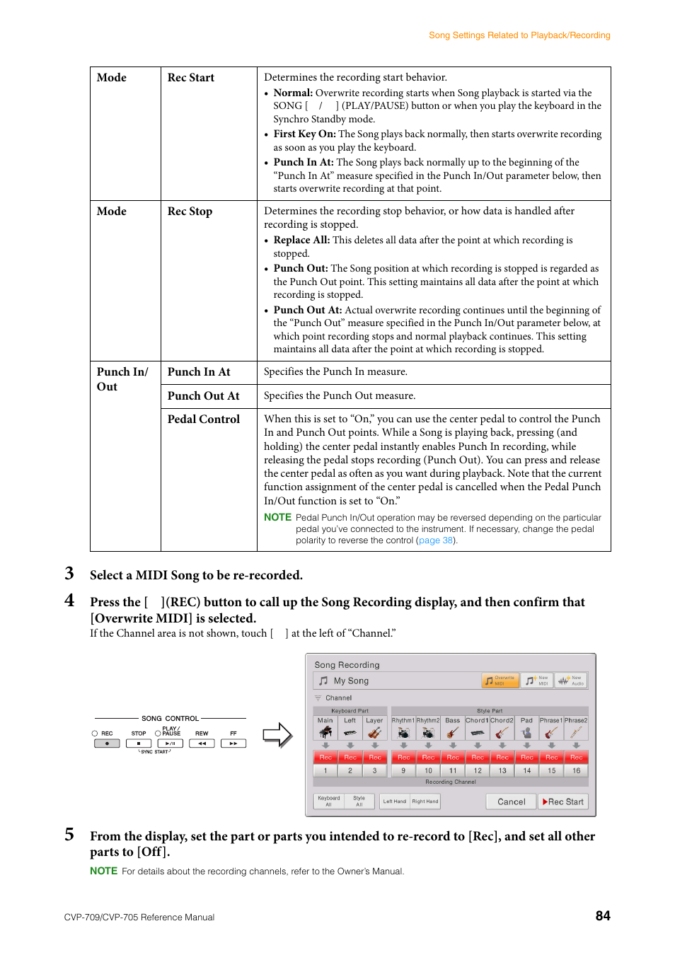 Yamaha CVP-705B User Manual | Page 84 / 117