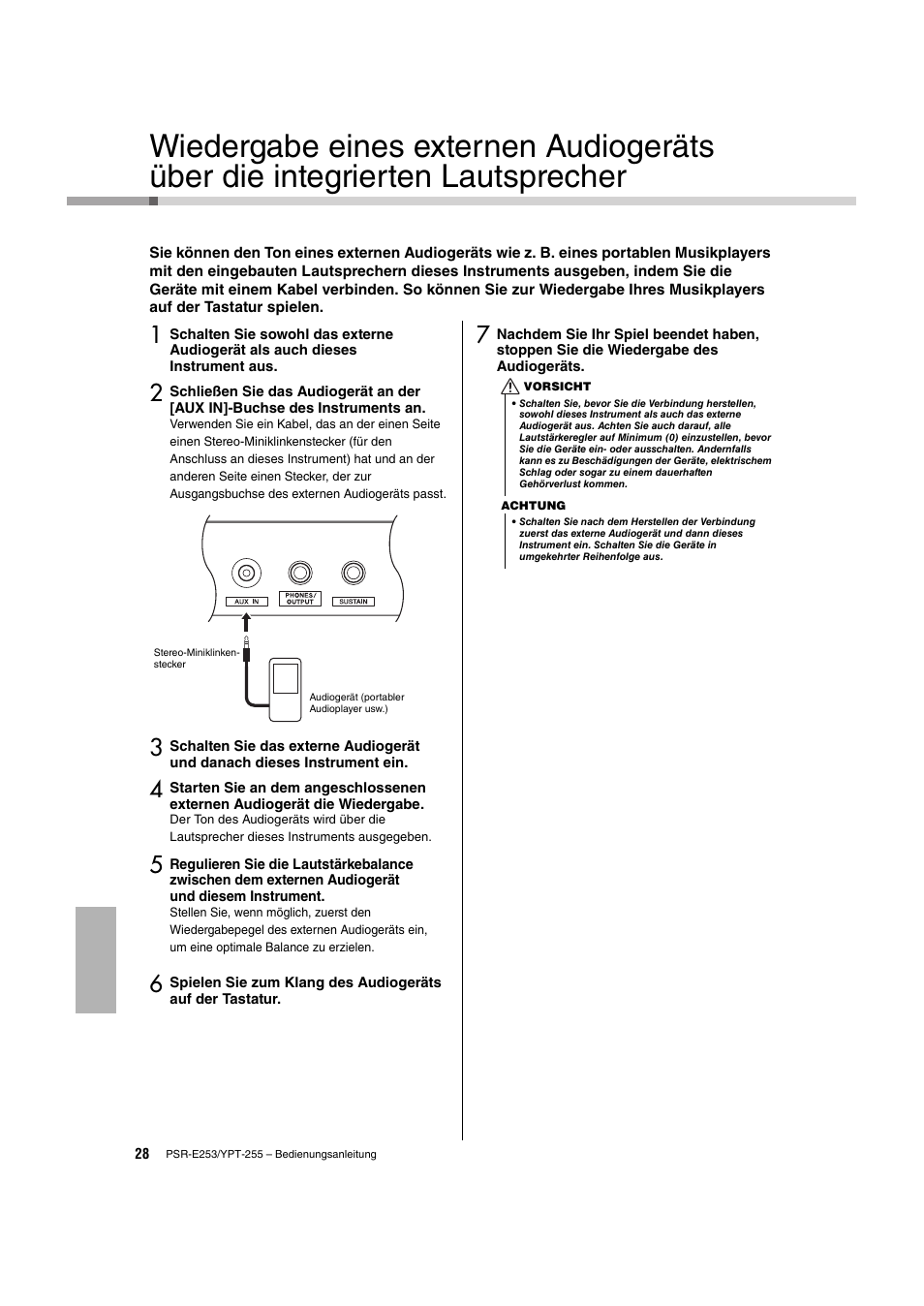 Seite 28 | Yamaha PSR-E253 User Manual | Page 28 / 48