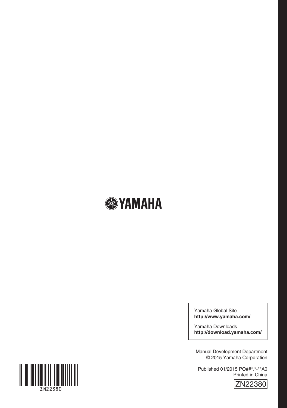 Yamaha PSR-E353 User Manual | Page 76 / 76