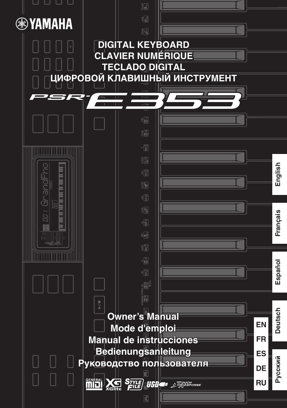 Yamaha PSR-E353 User Manual | 76 pages