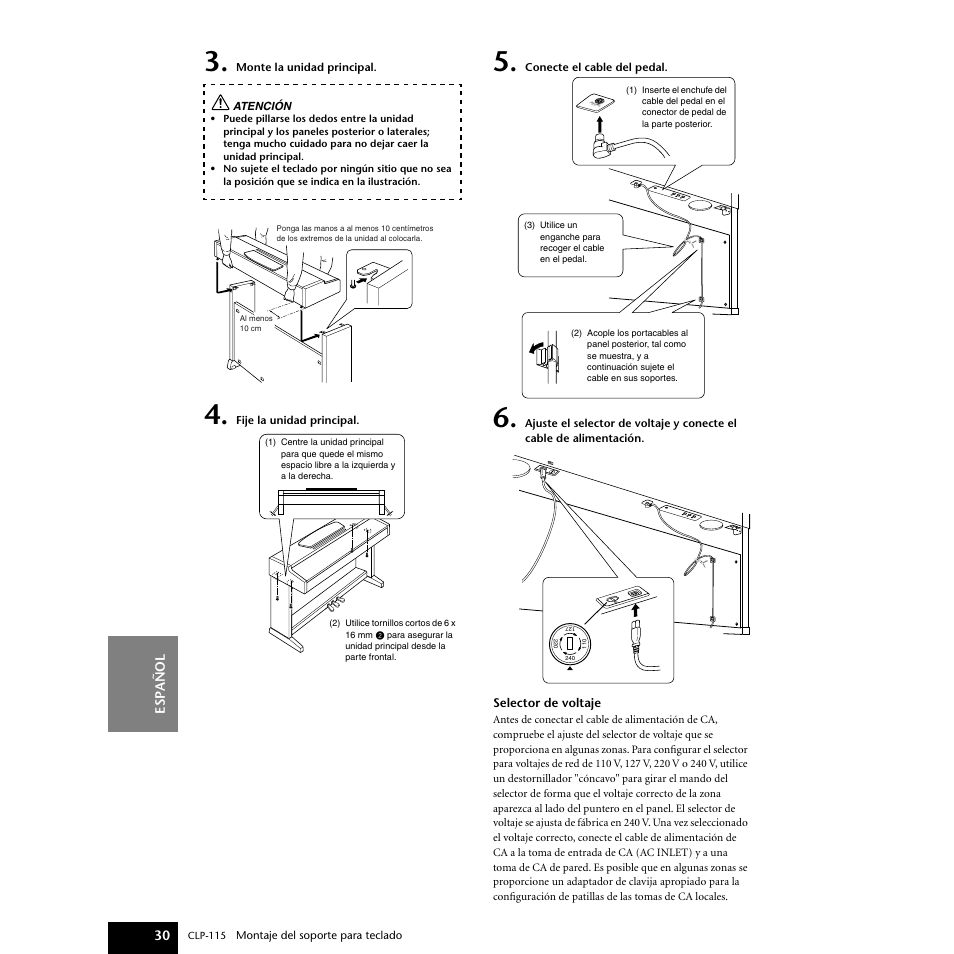 Yamaha P-115 User Manual | Page 30 / 46