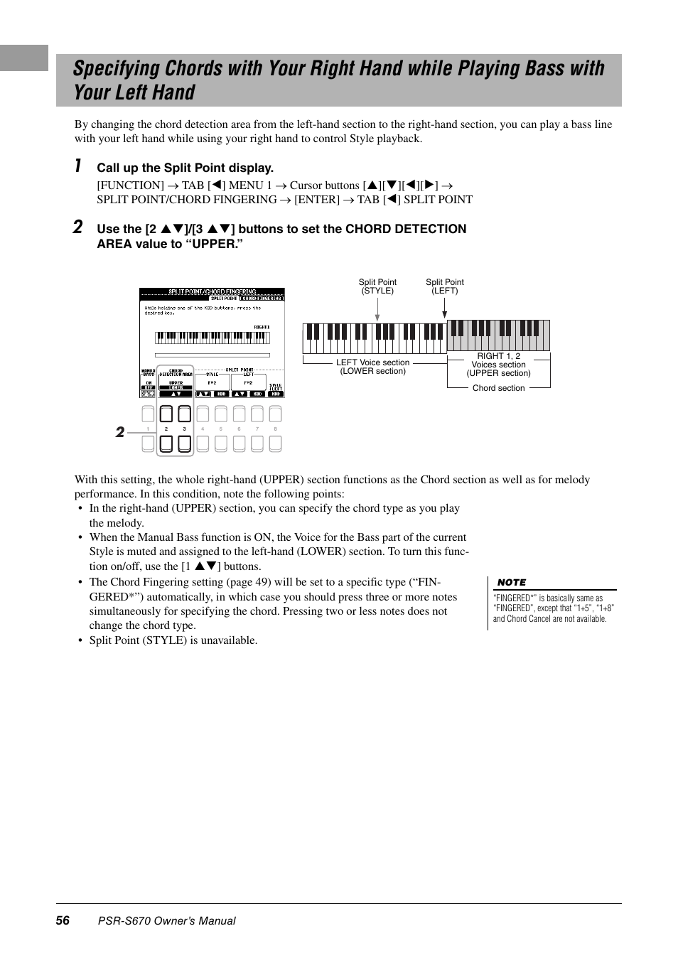 Yamaha PSR-S670 User Manual | Page 56 / 108