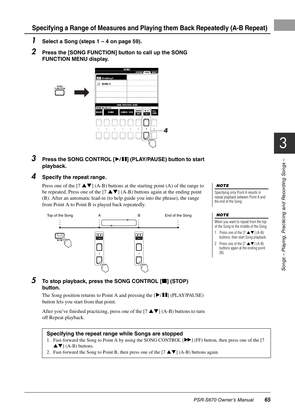 Yamaha PSR-S670 User Manual | Page 65 / 108