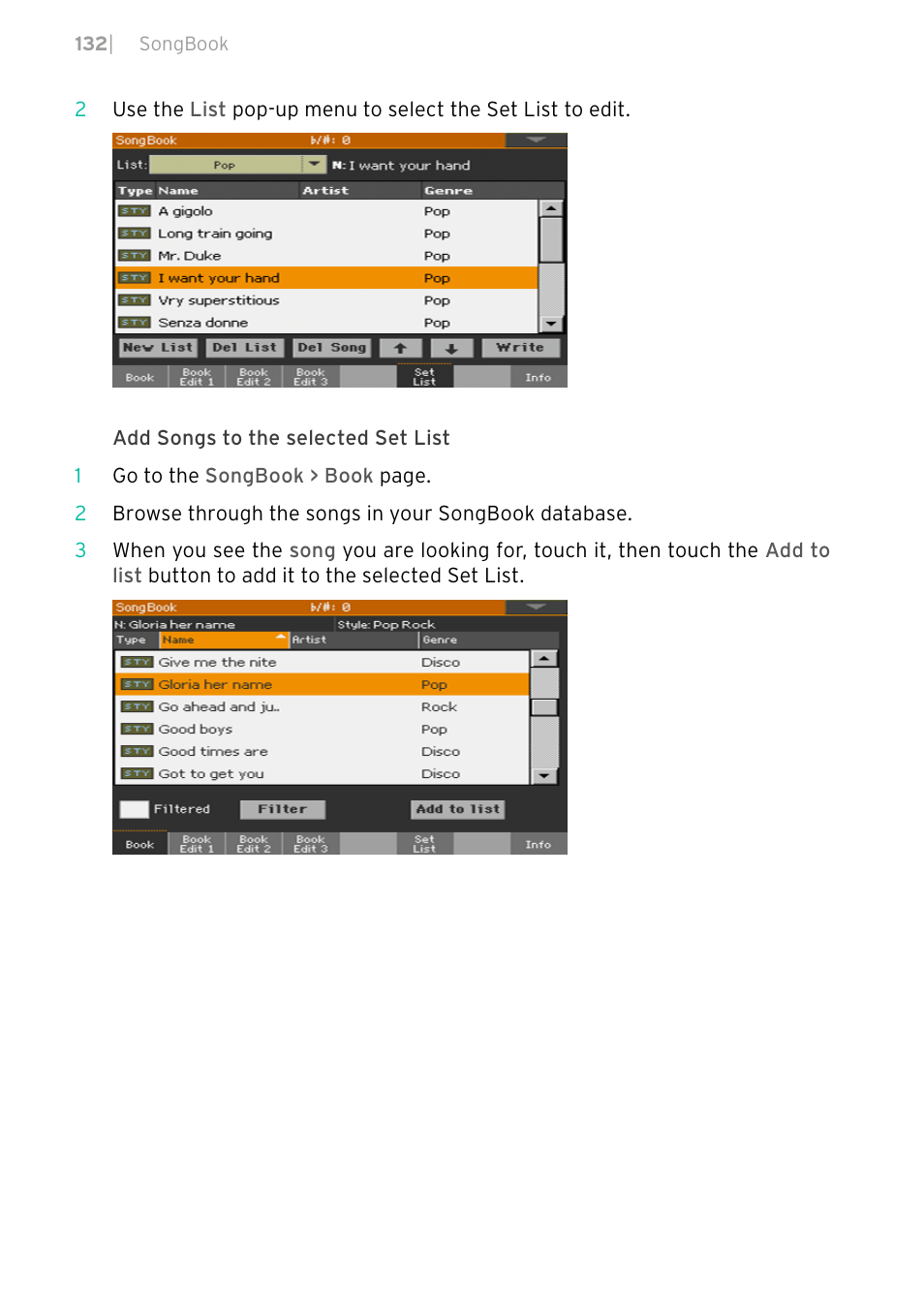 KORG PA4X 76 User Manual | Page 136 / 1074