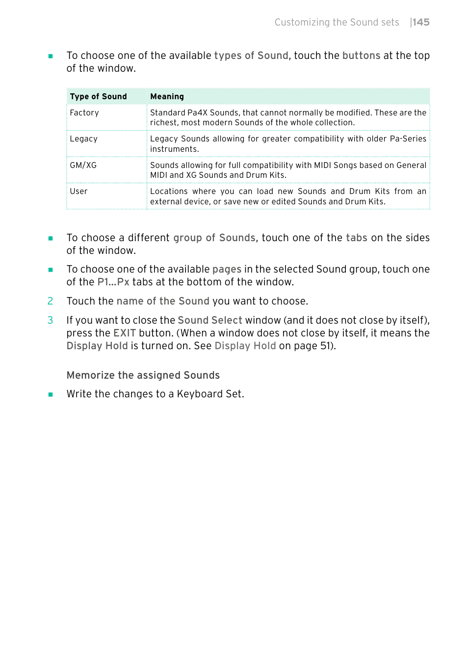 KORG PA4X 76 User Manual | Page 149 / 1074