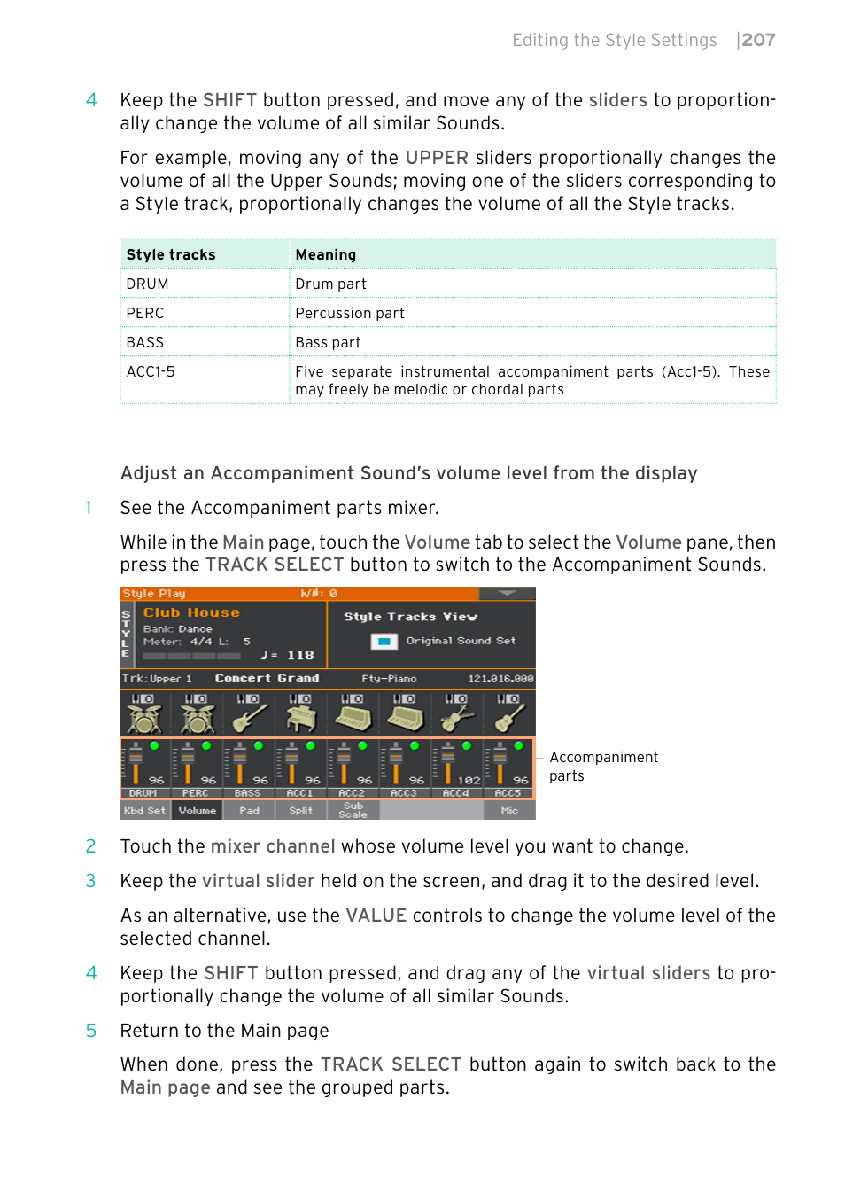 KORG PA4X 76 User Manual | Page 211 / 1074